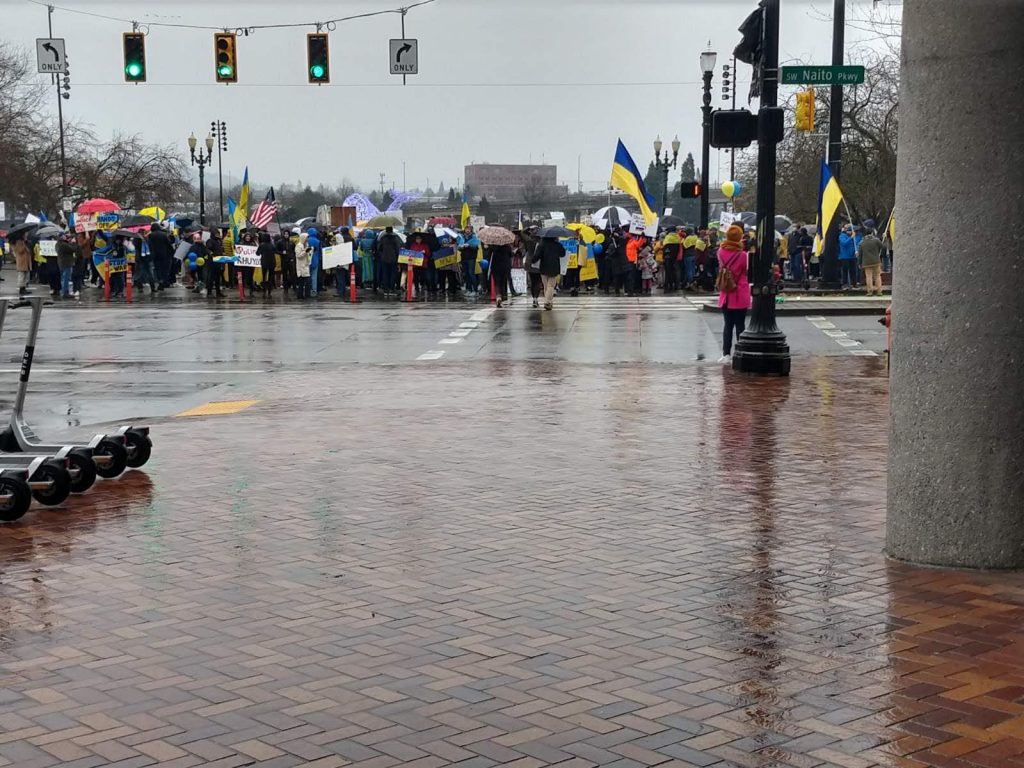 wet rally in portland